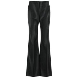 Sportmax 'Visino' Black Virgin Wool Blend Pants Women